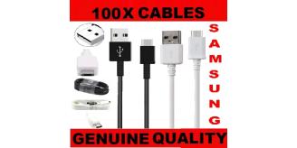 100 X Micro USB Cables for samsung Nokia HTC Huawei amazon