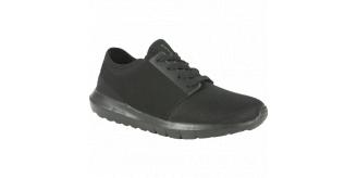 Ascot Mens Style Ame Black Lightweight Trainer