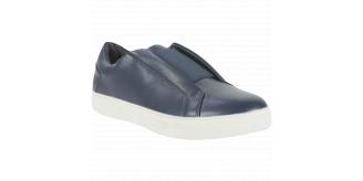 Ascot Mens Style Carter, Slip On Cup Sole Trainer in Navy