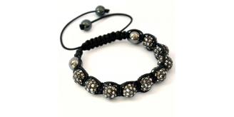 20pcs Mixed Joblot Shamballa Disco Ball Unisex Bracelets - 021