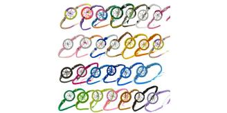 Wholesale Joblot Of 50 Women's Or Girls Fabric Dreamcatcher Bracelets 