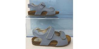 Wholesale Joblot of 4 IL Gufo Childrens Blue Leather Sandals Mixed Sizes