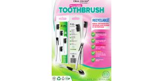 Toothbrush with detachable head- Recyclable