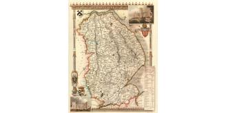 100 Lincolnshire 19th Century Reproduction Thomas Moule Decorative Antique Maps