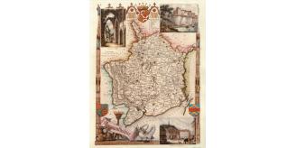 65 Monmouthshire 19th Century Reproduction Thomas Moule Decorative Antique Maps