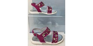 One Off Joblot of 7 Quis Quis Girls Leather Sandals 2 Styles Mixed Sizes