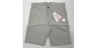 One Off Joblot of 12 Boboli Grey Linen Blend Boys Shorts in a Range of Sizes