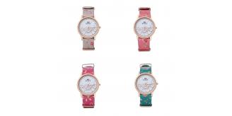 One Off Joblot of 6 Ladies Floral Soxy Watches in 4 Colours