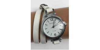 Last Joblot of 6 Ladies FanTeekay Triple Wrap White Watches