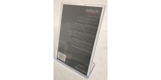 Wholesale Joblot of 100 Deflecto Top Loading Slanted Sign Holder 10.2 x 15.2cm