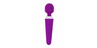 10pc Joblot |12 Modes Rechargeable Magic Wand Vibrator, Black & Purple, mixed colour | GCAP016