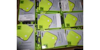20 x Techlink Recharge 4000 Portable Pocket Power USB Charger Powerbank 4000mAh Lime Green Used