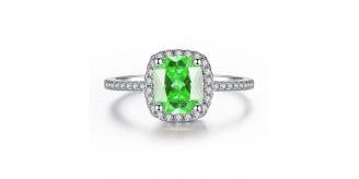 20 x Emerald Green Crystal Ring, 4 Sizes, 5 Rings Per Size l UK SELLER l GCJ048
