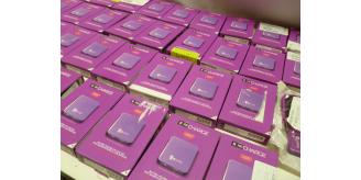 20 x Techlink Recharge 2500 Portable Pocket Power USB Charger Powerbank 2500mAh untested customer returns purple