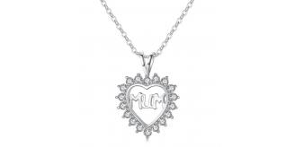 20pc Beautiful Silver Mum Pendant Necklace | UK Seller | GCJ143