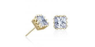 20pairs Stunning Gold Clear/Silver Pink Stud Earrings, 2 Colours, 10Pairs Each, |UK SELLER|GCJ122