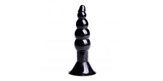 10 Suction Cup Anal Plug Black|UK SELLER| GCAP067