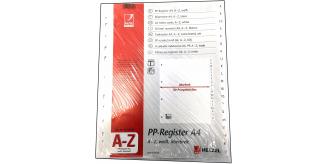 One Off Joblot of 330 Acco Hetzel Register A-Z A4 Index Cards White 25232401