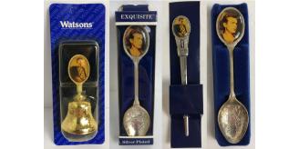 One Off Joblot of 50 James Dean Letter Openers, Spoons & Bells Silver Plated
