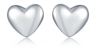 Wholesale Joblot of 5 MBLife 925 Sterling Silver Polished Heart Stud Earrings
