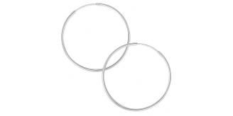 Wholesale Joblot of 5 MBLife 925 Sterling Silver Hoop Earrings 80mm