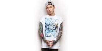 Kaleidoscope men's fitted t-shirt