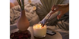 Love is... Personal Message Scented Candle Set, Candle And Wick trimmer small box set,  480g ,90hrs burn.