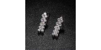 10pc LANTERN CLEAR CRSYTAL EARRINGS | GCC045 UK SELLER