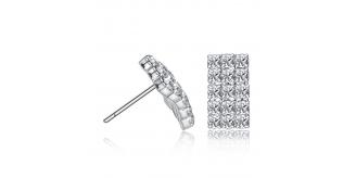 10pc LUXURY RHINESTONE MULTI-ROW WOMENS EARRINGS | GCC051 UK SELLER