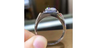 10pc LUXURY OPEN RING CLEAR CRYSTAL DESIGN SILVER TONE | GCC139 UK SELLER