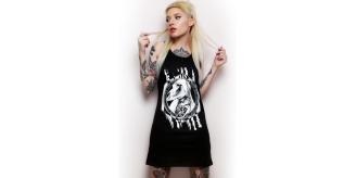 Hexagon Goth, alternative, hipster tshirt dress