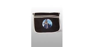 Hipster, goth, alternative messenger bag