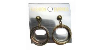 Wholesale Joblot of 30 Multicoloured Tri-Ring Fashion Earrings