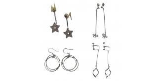 One Off Joblot of 8 MBLife 925 Sterling Silver Mixed Dangle Earrings