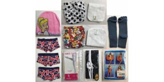 One Off Joblot of 42 Mixed Accessories & Underwear - Tights, Diapers, Hats Etc