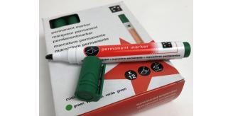 One Off Joblot of 94 5 Star Office Permanent Marker in Green (Pack of 12)