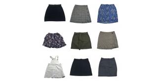 Wholesale Joblot of 16 Womens Mixed Style & Colour De-Branded Skirts