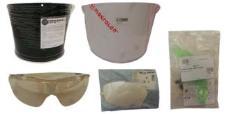 One Off Joblot of 43 Workwear Safety Visors & Specs 6 Types