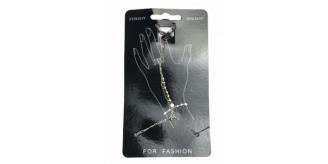 One Off Joblot of 284 Silver Coloured Fashion Eternity Bracelet