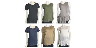 One Off Joblot of 49 Mixed Replay Ladies T-Shirts - Short & Long Sleeve