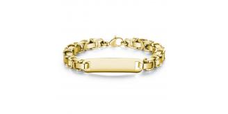 10pcs 316L Stainless Steel Gold Tone Men Bracelet|GCJ360|UK SELLER