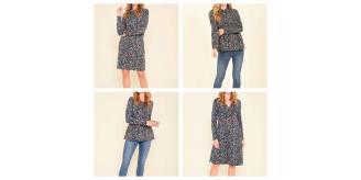 One Off Joblot of 36 Ladies Brakeburn Mixed Winter Botanical Clothing - Size 8