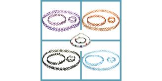 Wholesale Joblot of 100 Sets of 2 & 3  Boho Retro Elasticated Jewellery