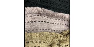 Job lot of chunky acrylic  scarves in 3 colours x 10