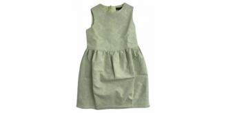 Wholesale Joblot of 6 Ex-Chain Store Girls Lime Green Floral Detail Dresses