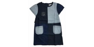 Wholesale Joblot of 7 Ex-Chain Store Indigo 2 Tone Denim Dresses 1-7 Years