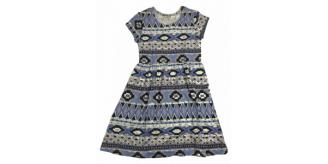 One Off Joblot of 8 Tammy Girls Aztec Print Skater Dress Sizes 10 - 15