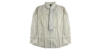 One Off Joblot of 4 Boys Ex-Chain Store Gold Lux Shirt with Cufflink 11 - 14 yrs