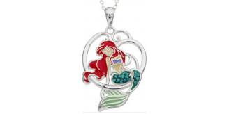 10 pcs - The Little Mermaid Ariel Pendant Necklace|GCJ372|UK SELLER