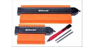 5 & 10'' Profile Saker Contour Gauge Duplicator Measure Ruler With Lock-5 PC SET